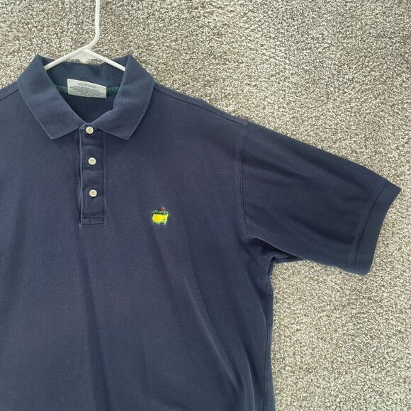 Vintage Masters Polo Shirt Mens Extra Large Blue Augusta National Slazenger Logo - Picture 4 of 13